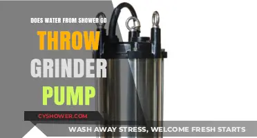 Shower Water and Grinder Pumps: Does It Really Go Through?