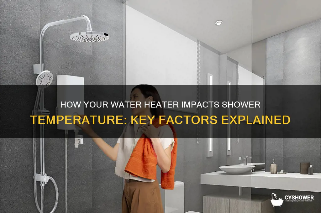 does water heater effect shower temperature
