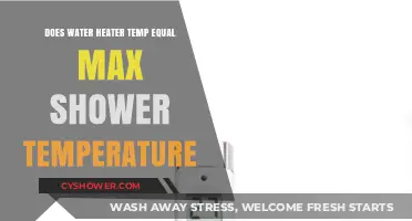 Does Water Heater Temperature Equal Maximum Shower Temperature?
