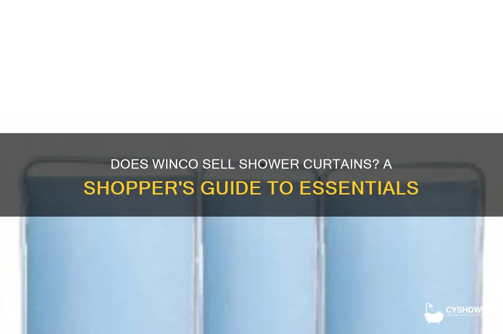 does winco sell shower curtains