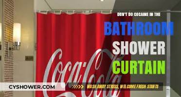Avoid Cocaine in the Shower: Protect Your Curtain and Health