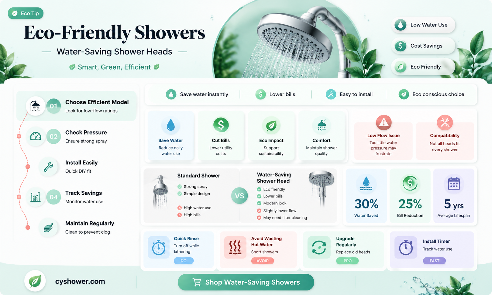are water saving shower heads worth it