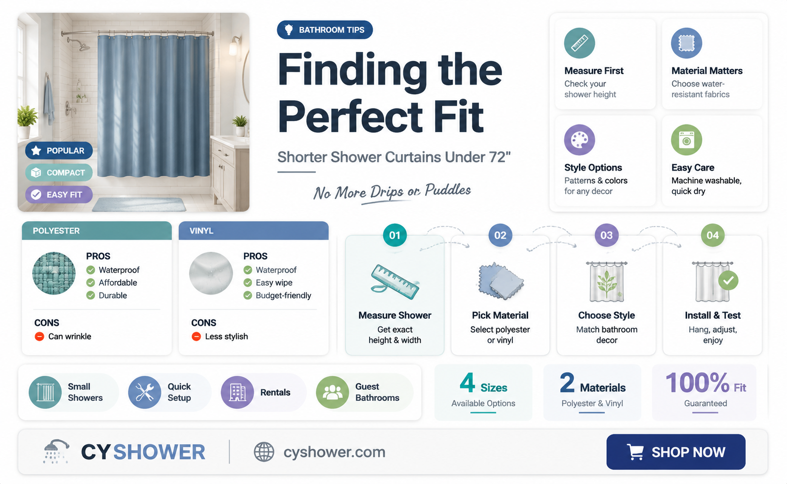 are there shorter shower curtains than 72 inches