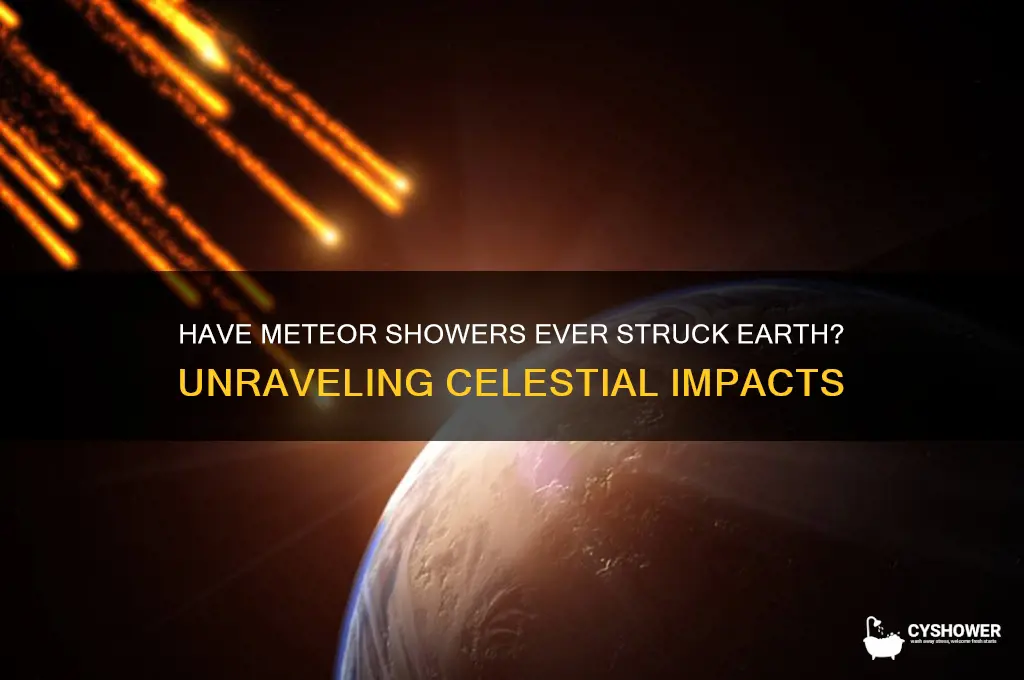 has a meteor shower ever hit earth