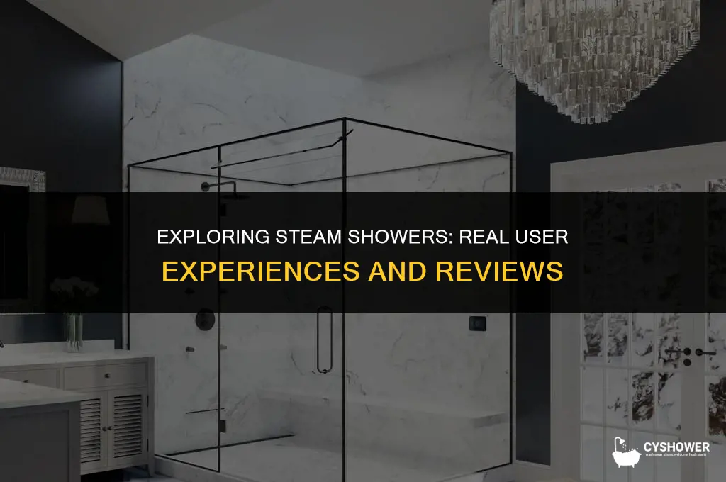has anyone purchased a steam shower
