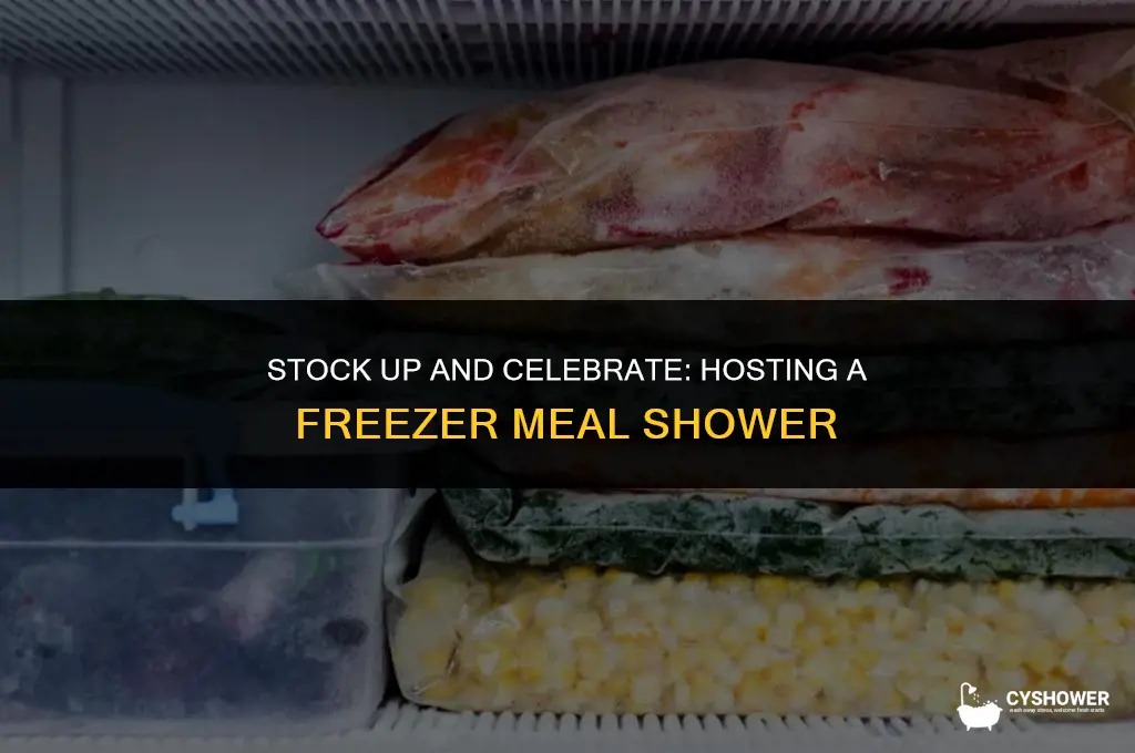 have a freezer meal shower