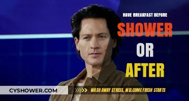 Energize Your Morning: The Great Breakfast-Shower Debate
