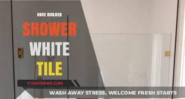 Elegant Builder-Grade Shower Makeover: Transforming White Tile with Style