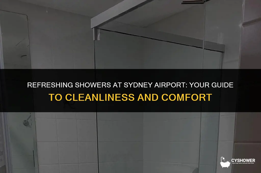 have shower sydney airport