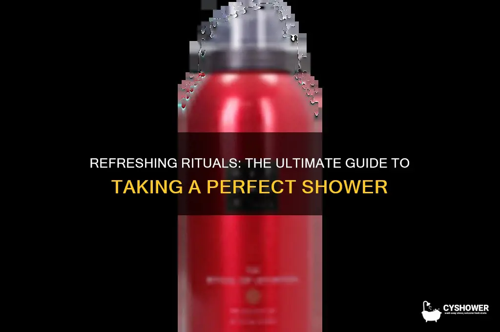 have take a shower