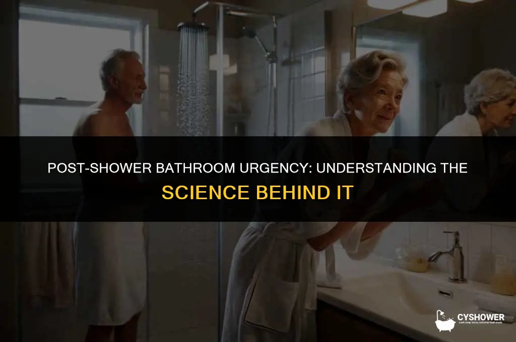 have to poop after shower