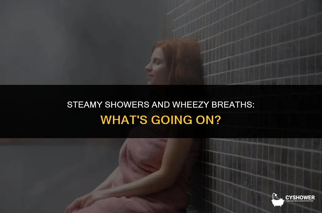 have trouble breathing in the shower
