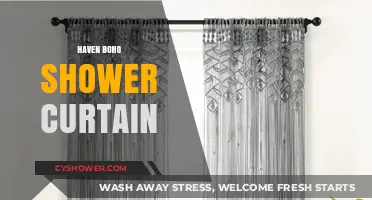 Transform Your Bathroom with a Haven Boho Shower Curtain