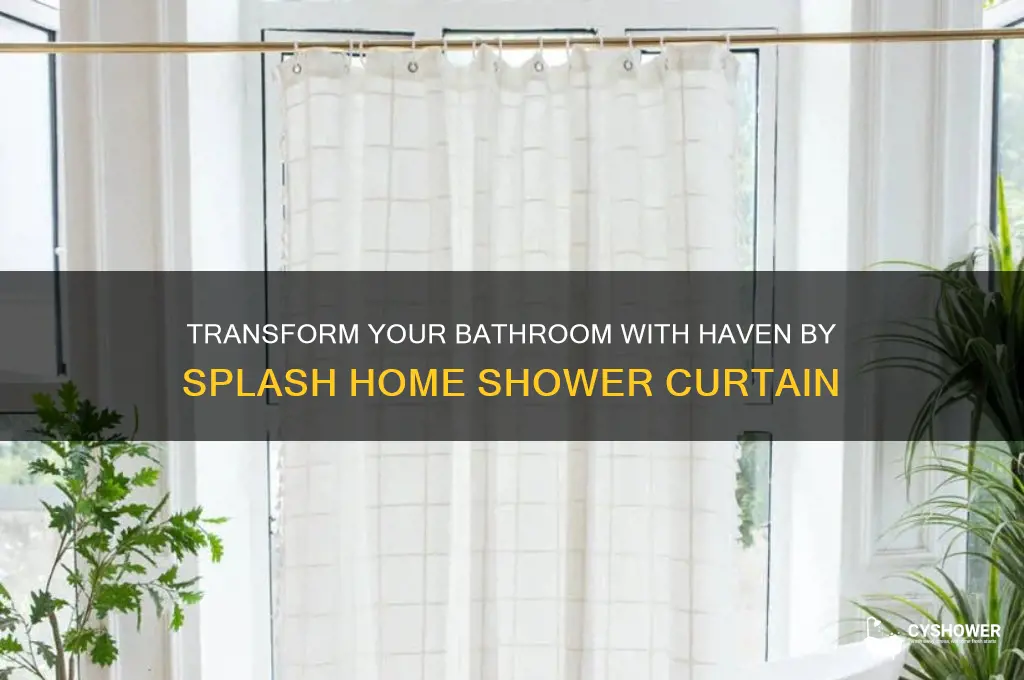 haven by splash home shower curtain