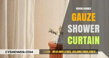Transform Your Bathroom with a Haven Double Gauze Shower Curtain