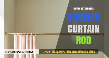 Haven Extendable Shower Curtain Rod: Stylish, Adjustable, and Easy Install