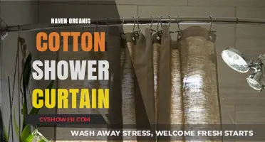 Eco-Friendly Haven: Organic Cotton Shower Curtain for Sustainable Bathrooms