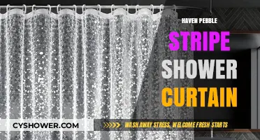 Haven Pebble Stripe Shower Curtain: Stylish Bathroom Upgrade Ideas