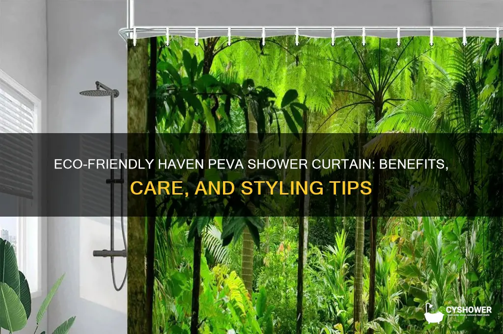 haven peva shower curtain