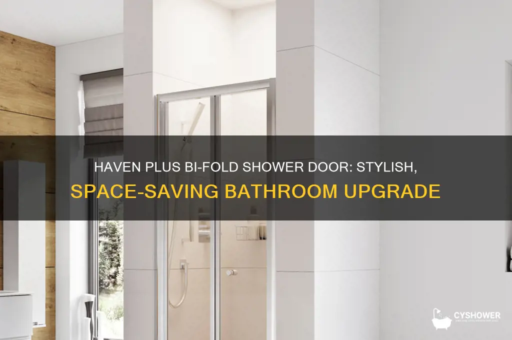 haven plus bi-fold shower door