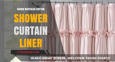 Eco-Friendly Haven: Recycled Cotton Shower Curtain Liner Review