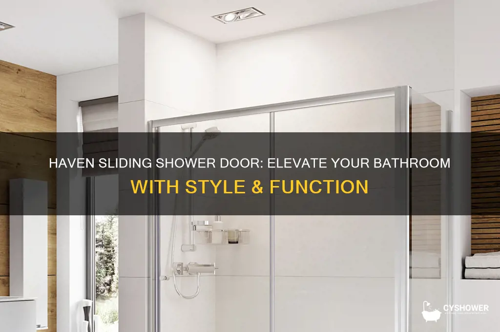 haven sliding shower door