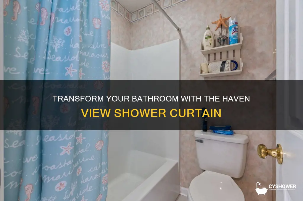 haven view shower curtain