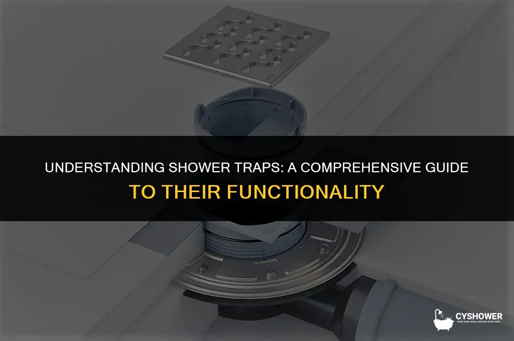 how a shower trap works