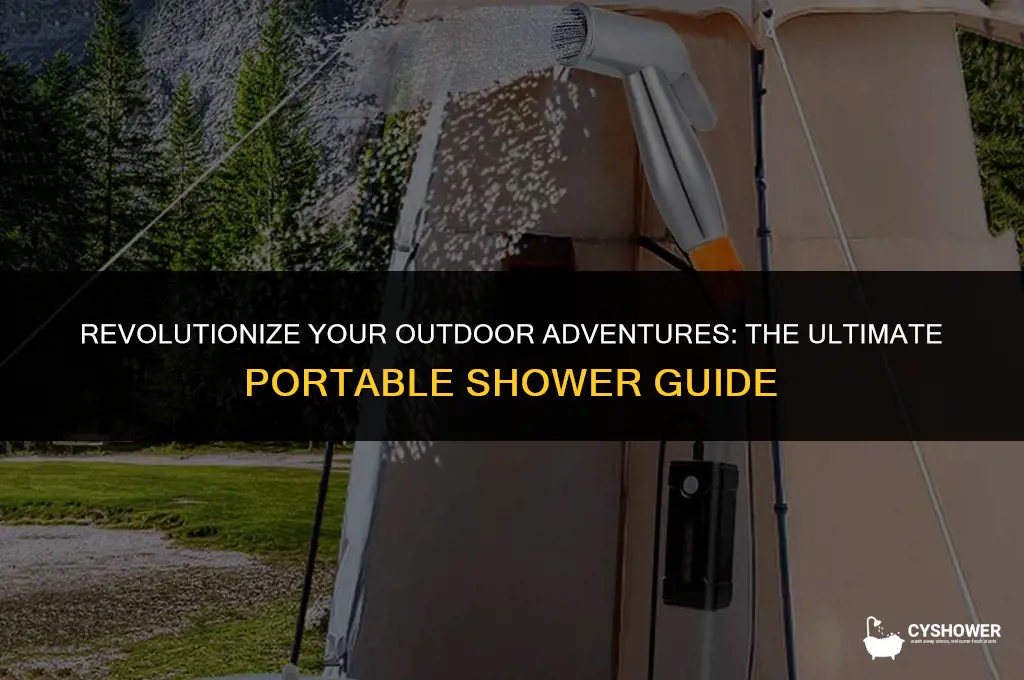 how about a portable shower