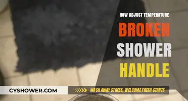 Fixing Your Shower: A Guide to Adjusting Temperature with a Broken Handle