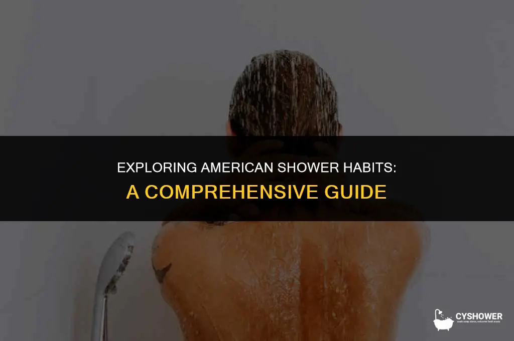 how american people shower