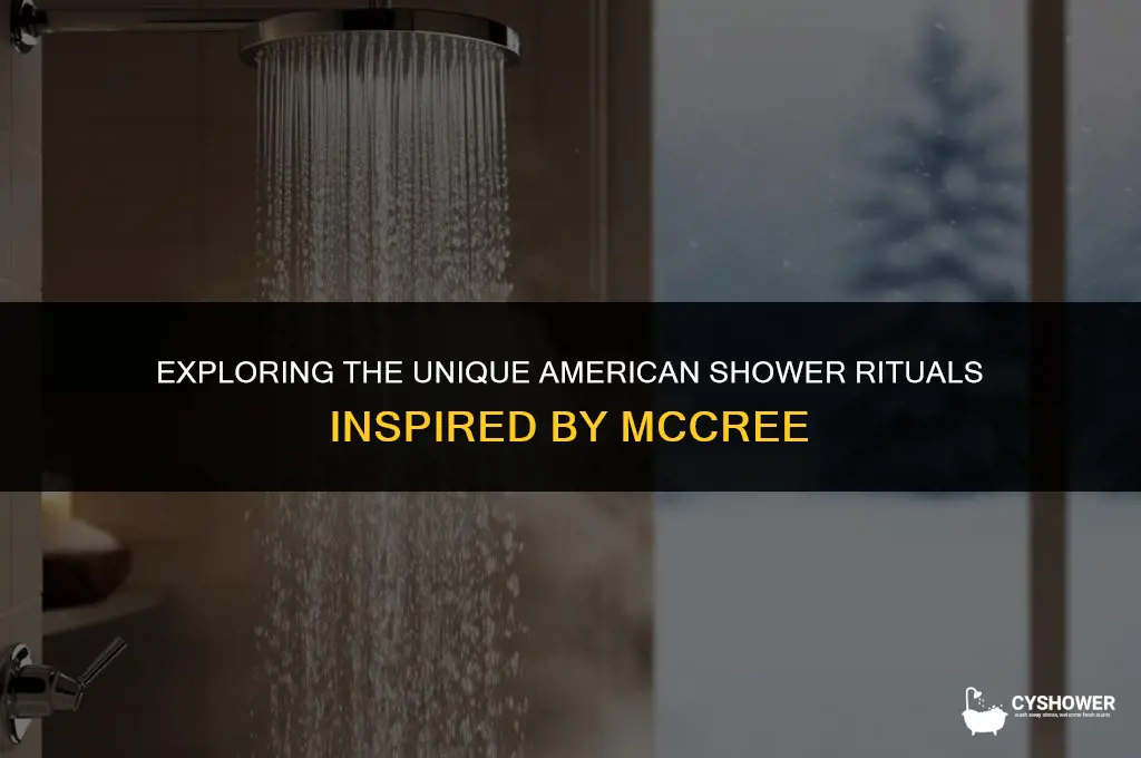 how americans shower mccree