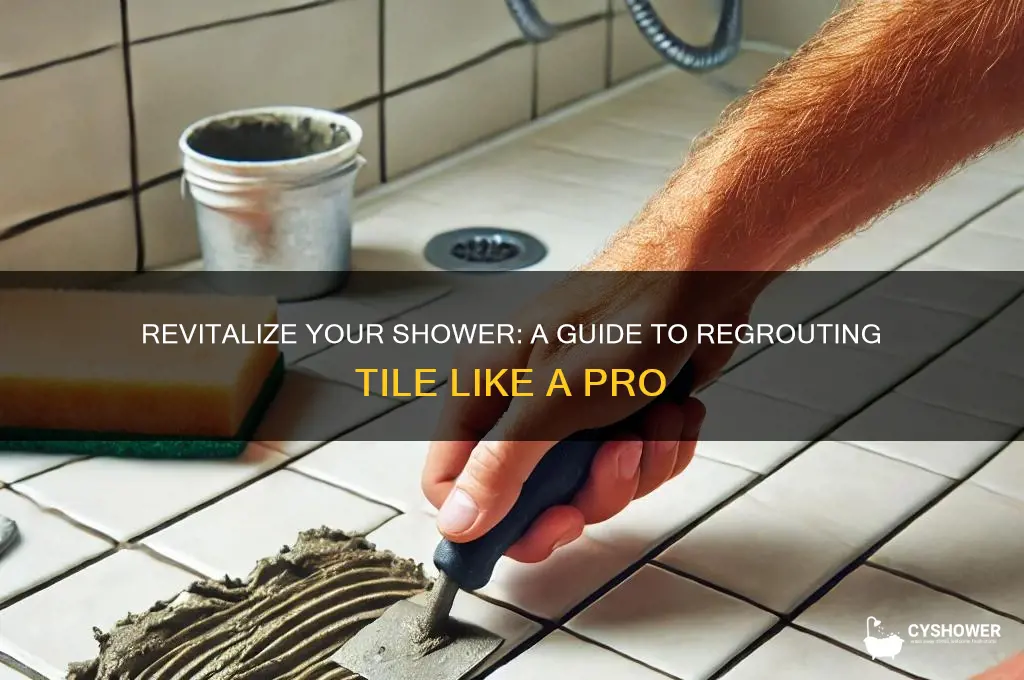 how and when to regrout shower tile