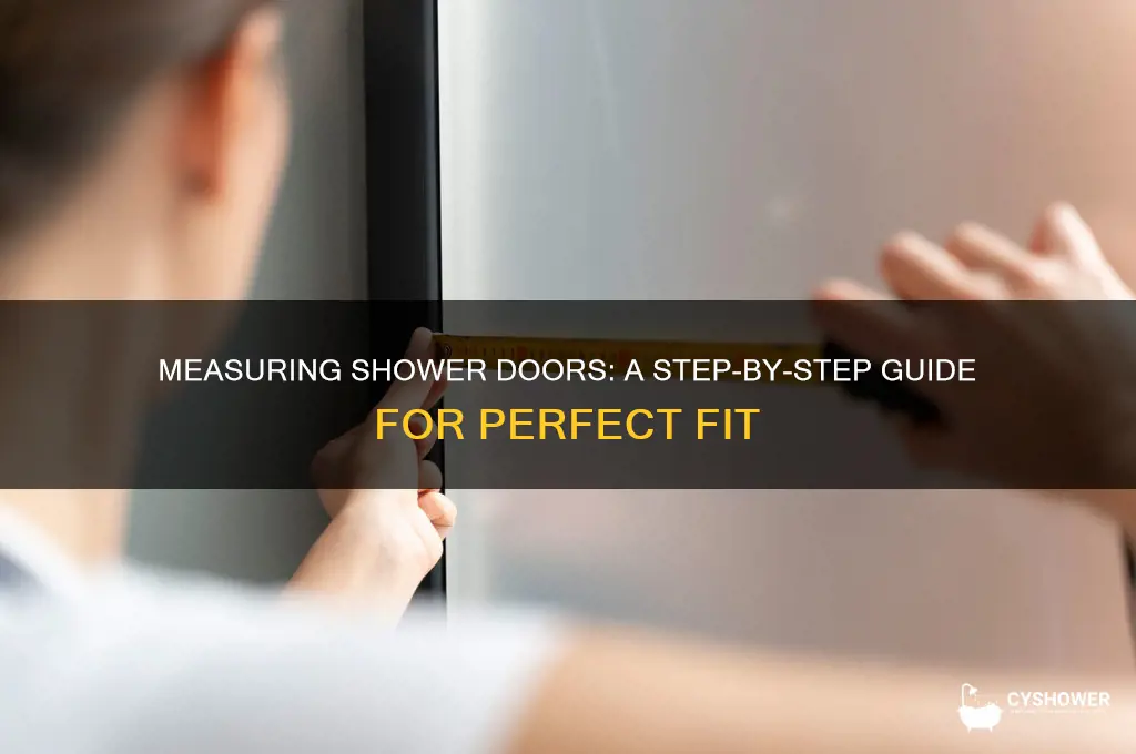how are shower doors meaured