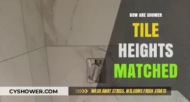 Matching Shower Tile Heights: A Guide to Perfect Alignment and Design