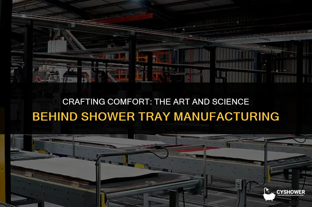 how are shower trays made
