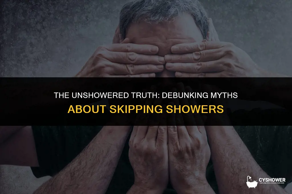 how bad is to not shower