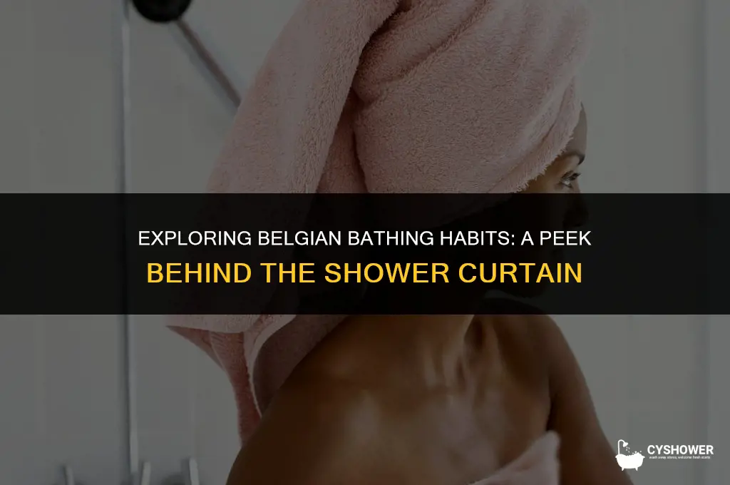 how belgian people shower