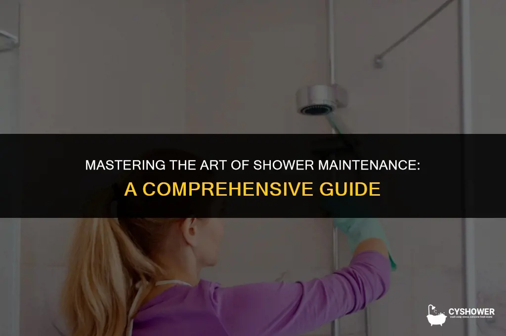 how best to chack a shower