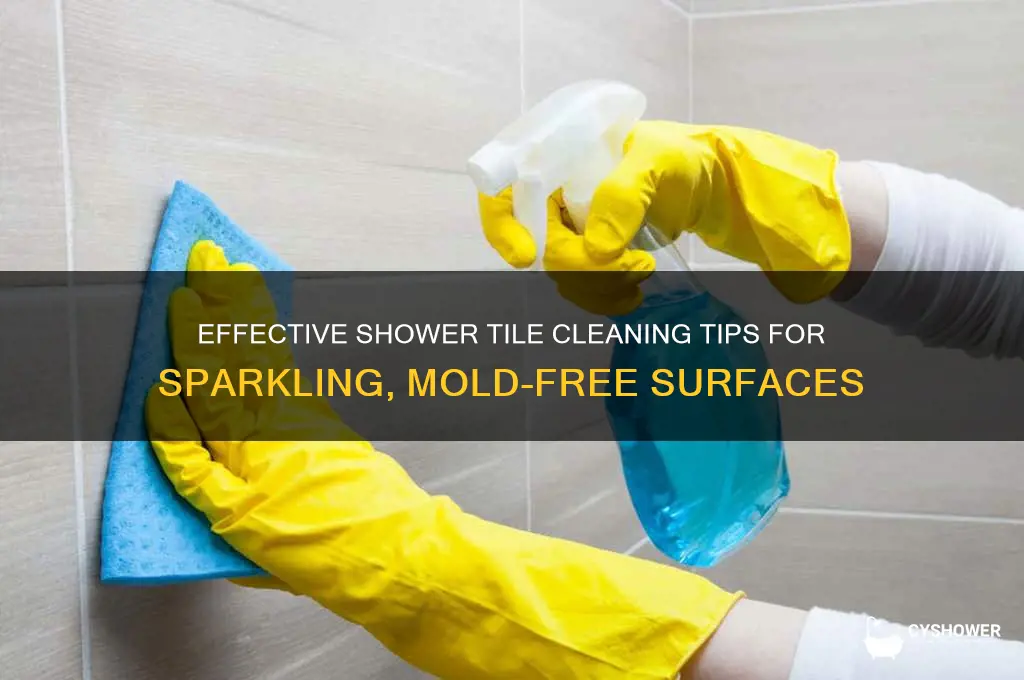 how best to clean shower tiles