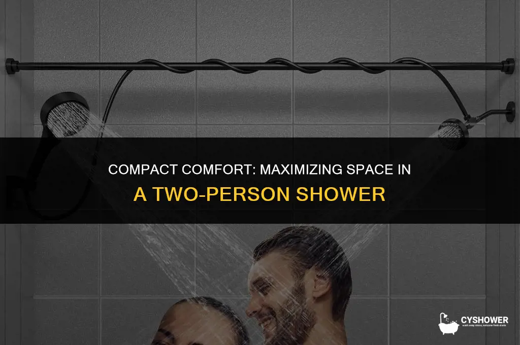 how big 2 person shower