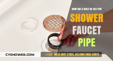 Perfect Shower Faucet Installation: Sizing Tile Holes for Pipes