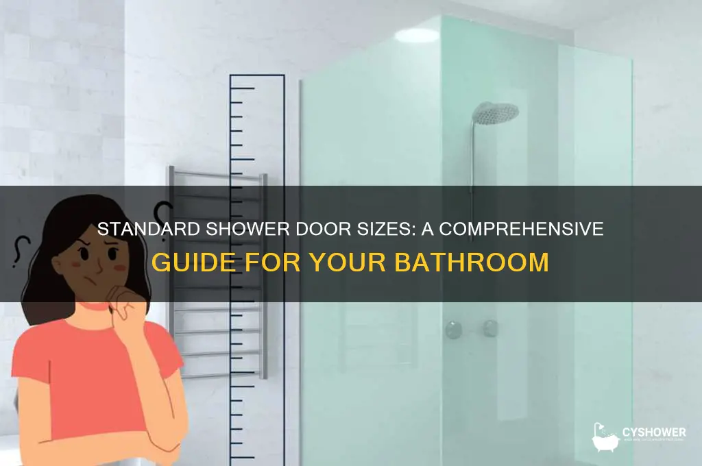 how big are shower doors