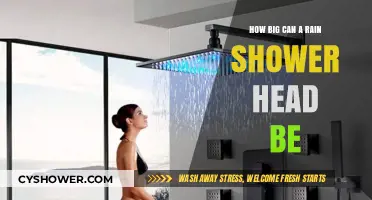 Exploring the Maximum Size of Rain Shower Heads for Your Bathroom