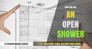 Spacious Elegance: Designing the Perfect Open Shower Size