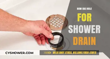 Perfect Shower Drain Installation: Optimal Hole Size Guide for DIYers