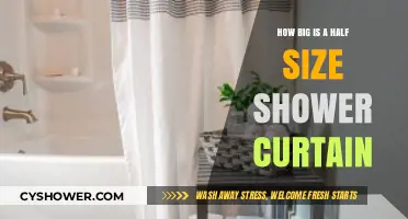 Half Size Shower Curtain Dimensions: A Comprehensive Size Guide