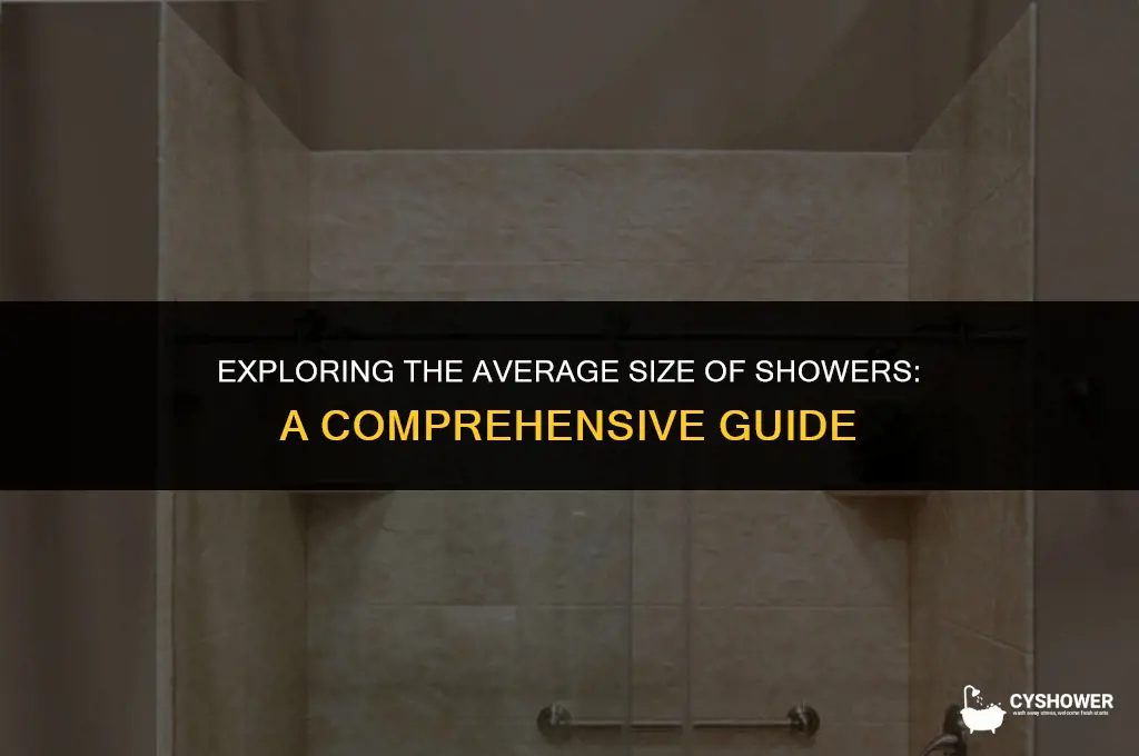 how big is a normal shower
