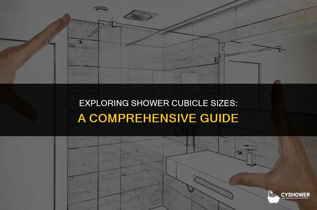 how big is a shower cubicle