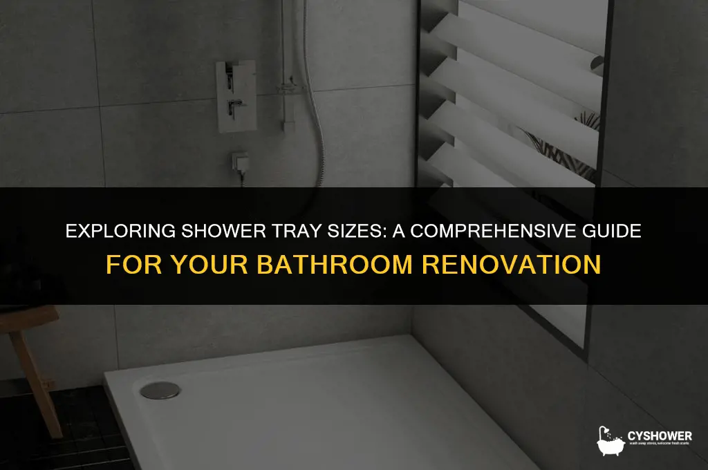 how big is a shower tray